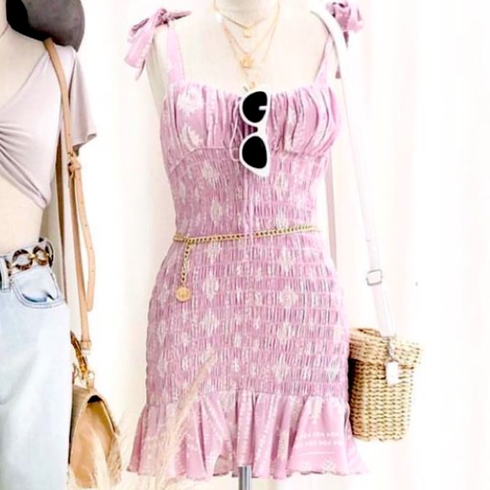 Rebel Violet Blair Smock Dress - M